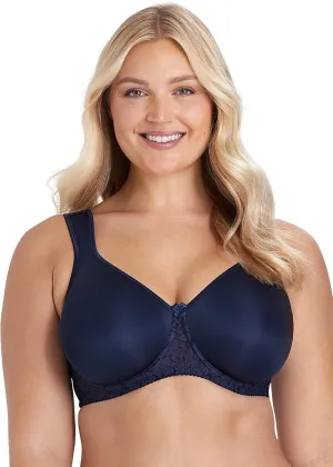 Miss Mary of Sweden Smooth Lacy Womens Moulded Cup Supportive Underwired T-Shirt Bra