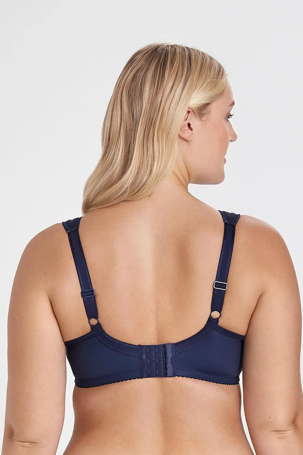Miss Mary of Sweden Smooth Lacy Womens Moulded Cup Supportive Underwired T-Shirt Bra