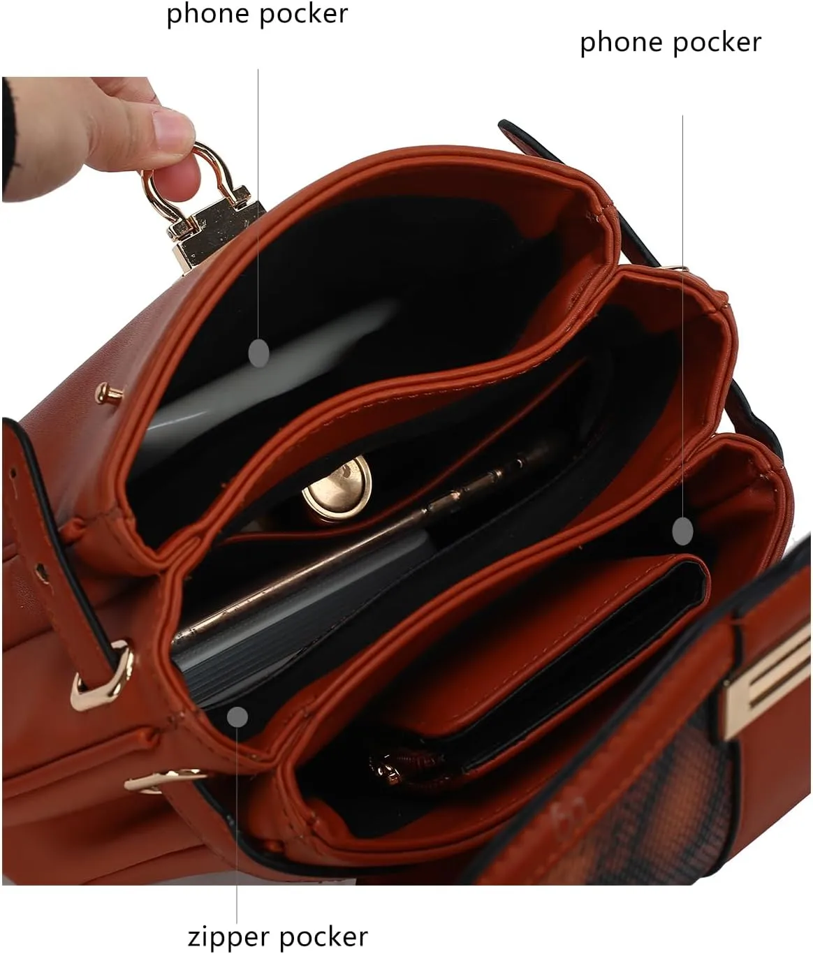 MKF Collection 2Pcs Satchel Bag with Wallet Snake Embossed Womens Crossbody Bag Vegan Leather Handbag Purse By Mia K