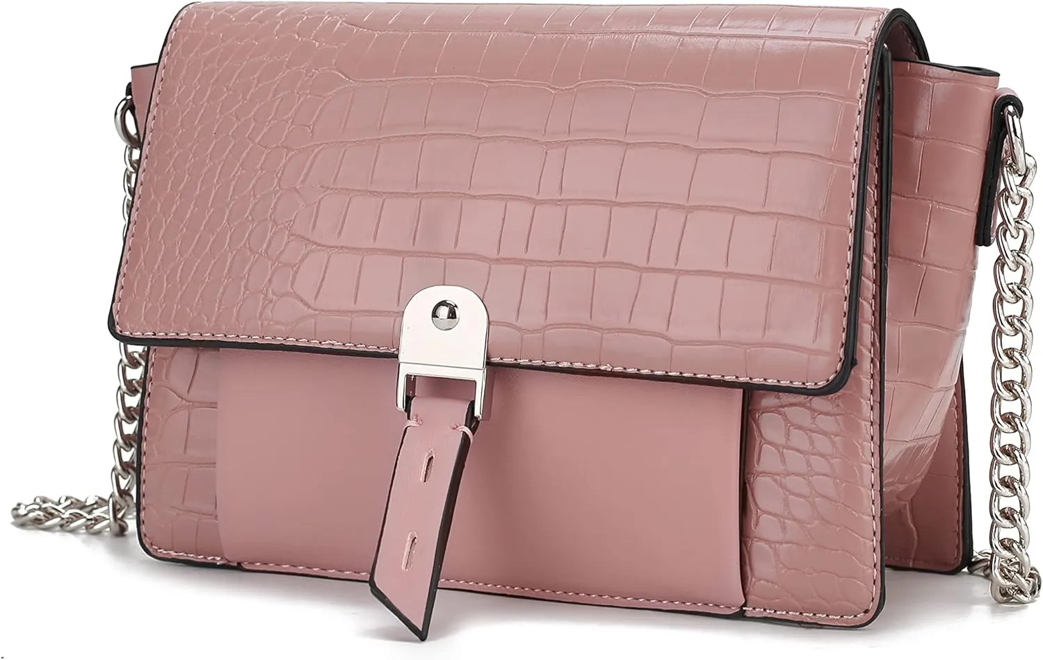 MKF Collection Crossbody Bag for Women Designer Handbag Lightweight Medium Purse