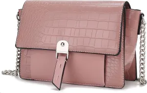 MKF Collection Crossbody Bag for Women Designer Handbag Lightweight Medium Purse