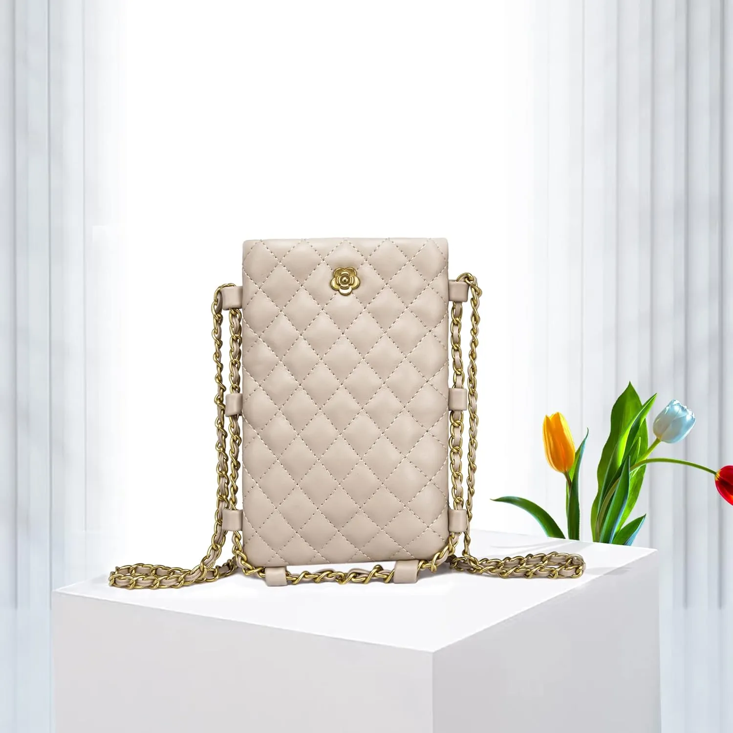 Montana West Quilted Small Crossbody Bags for Women Trendy Cell Phone Purse