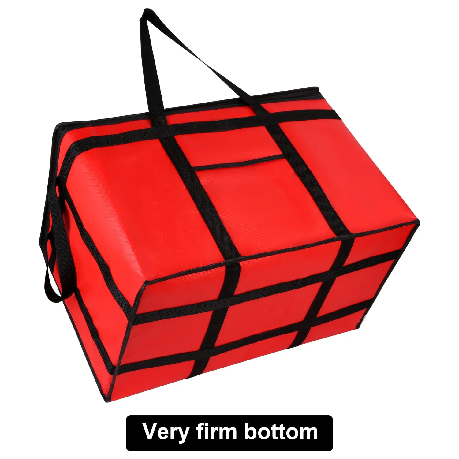 musbus 5 PACK RED extra large XXXL Insulated Food Delivery Bag Cooler Bags Keep Food Warm Catering Therma for doordash Catering Cooler Bags Keep Food Warm Catering Therma Catering Shopper hot XXXL