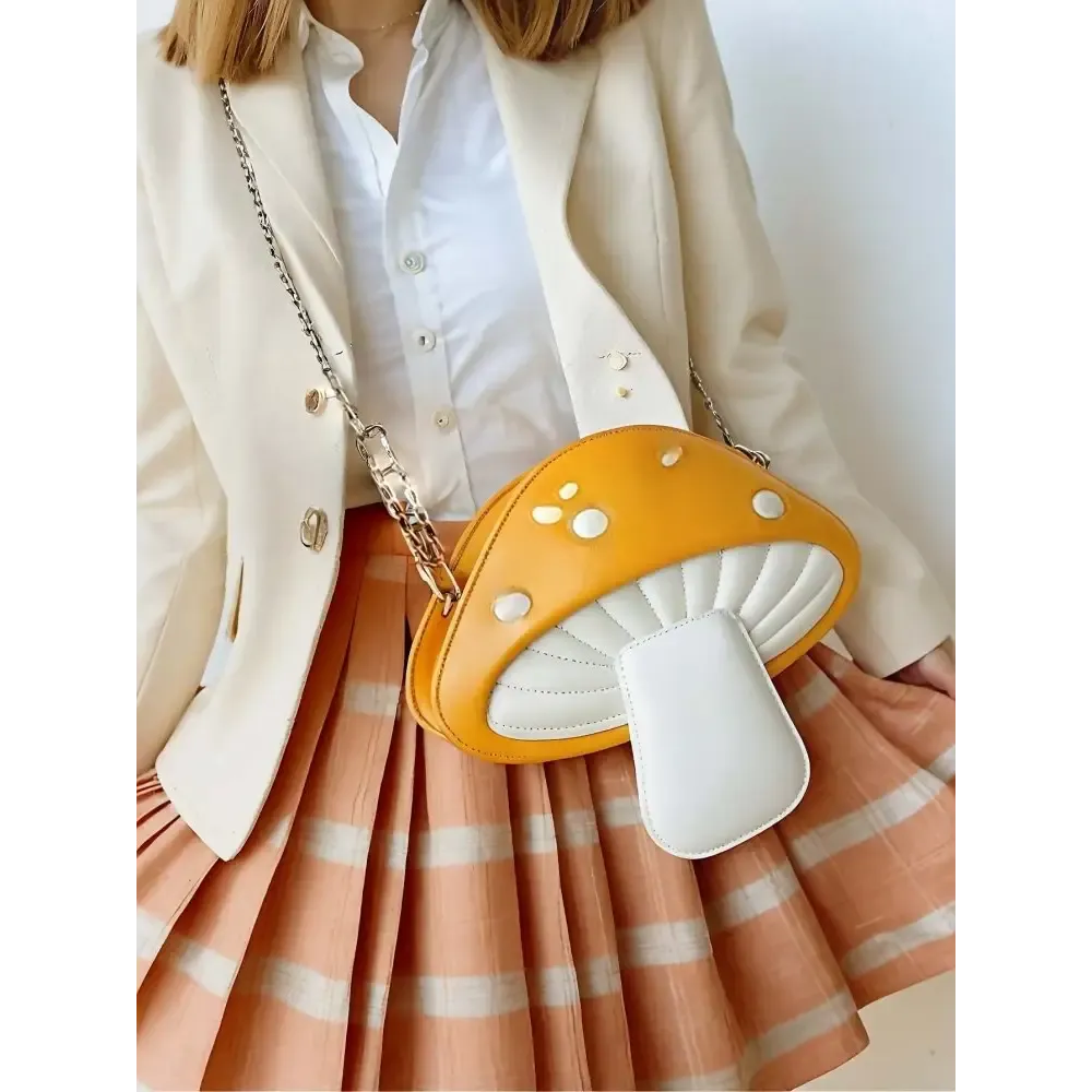Mushroom Shape Crossbody Shoulder Bag for Fashion and Convenience