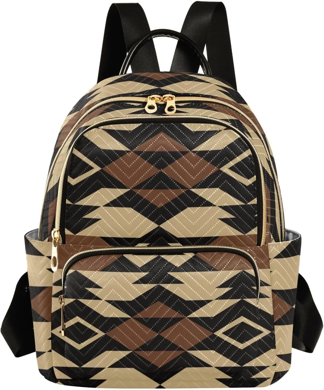 Native American Indian Tribal Art Mini Backpack for Women, Travel Backpack Purse Daypack Shoulder Bag for Ladies