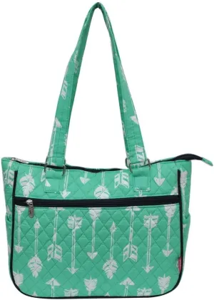NGIL Quilted Cotton Shoulder Bag (Arrow Mint Green)