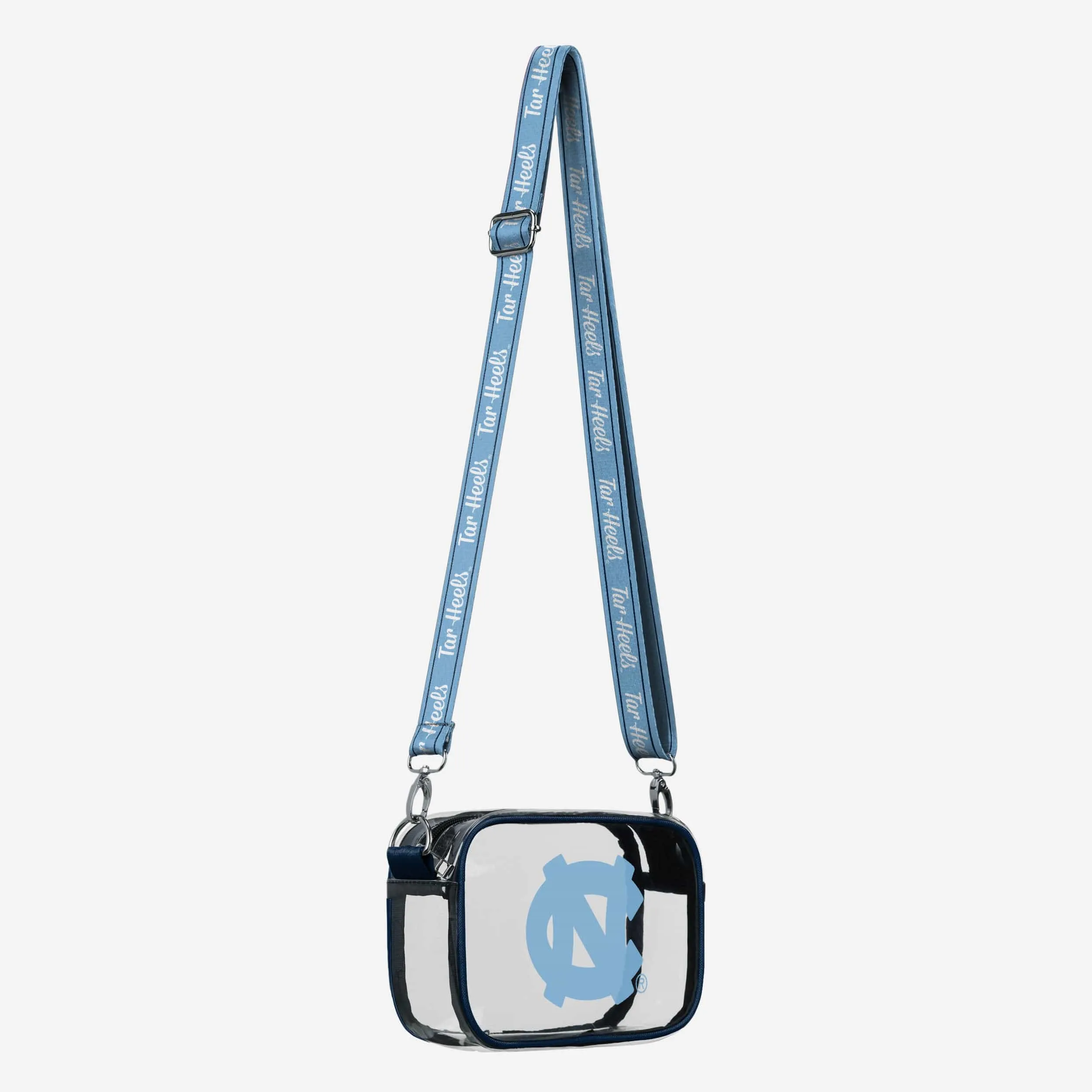 North Carolina Tar Heels Team Stripe Clear Crossbody Bag