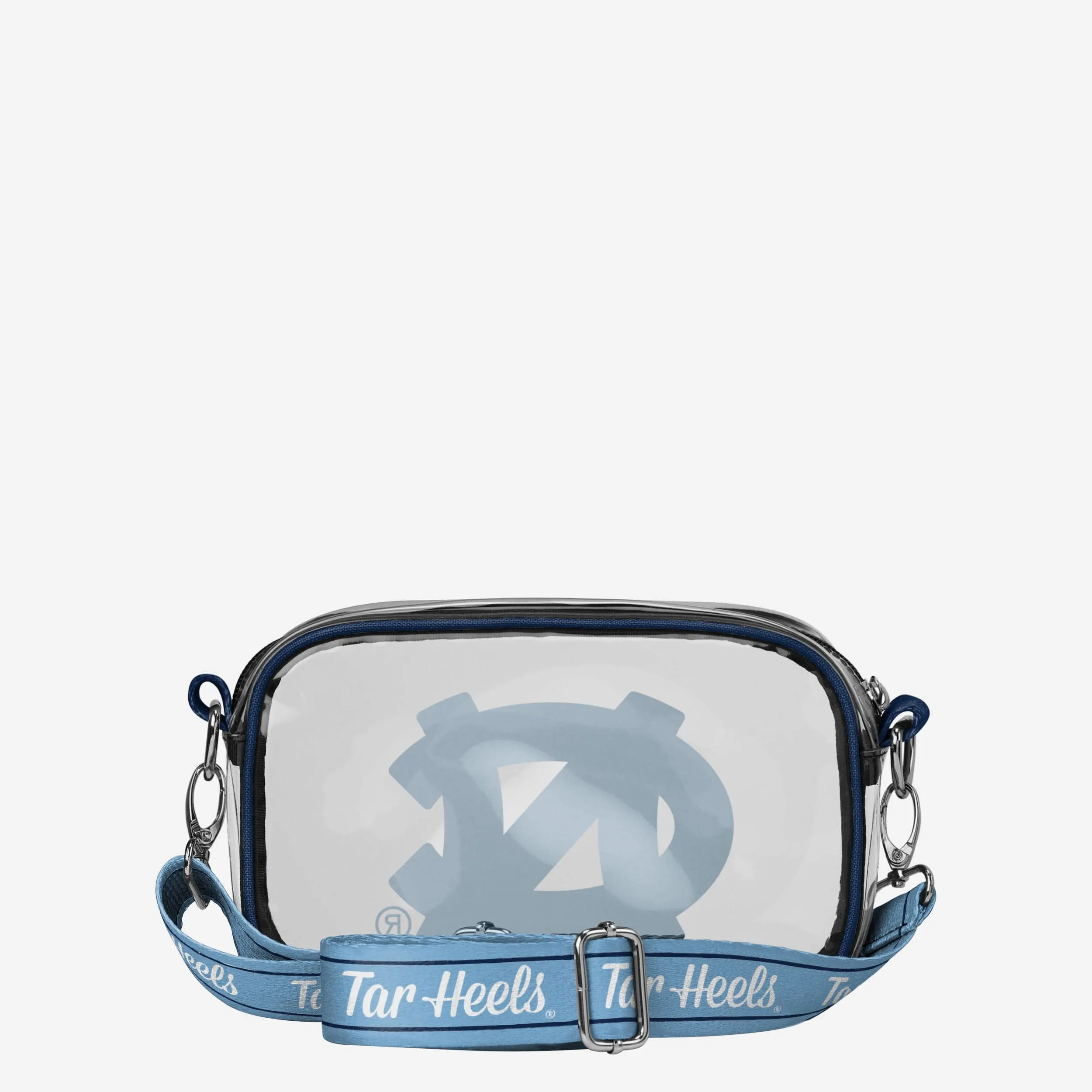 North Carolina Tar Heels Team Stripe Clear Crossbody Bag