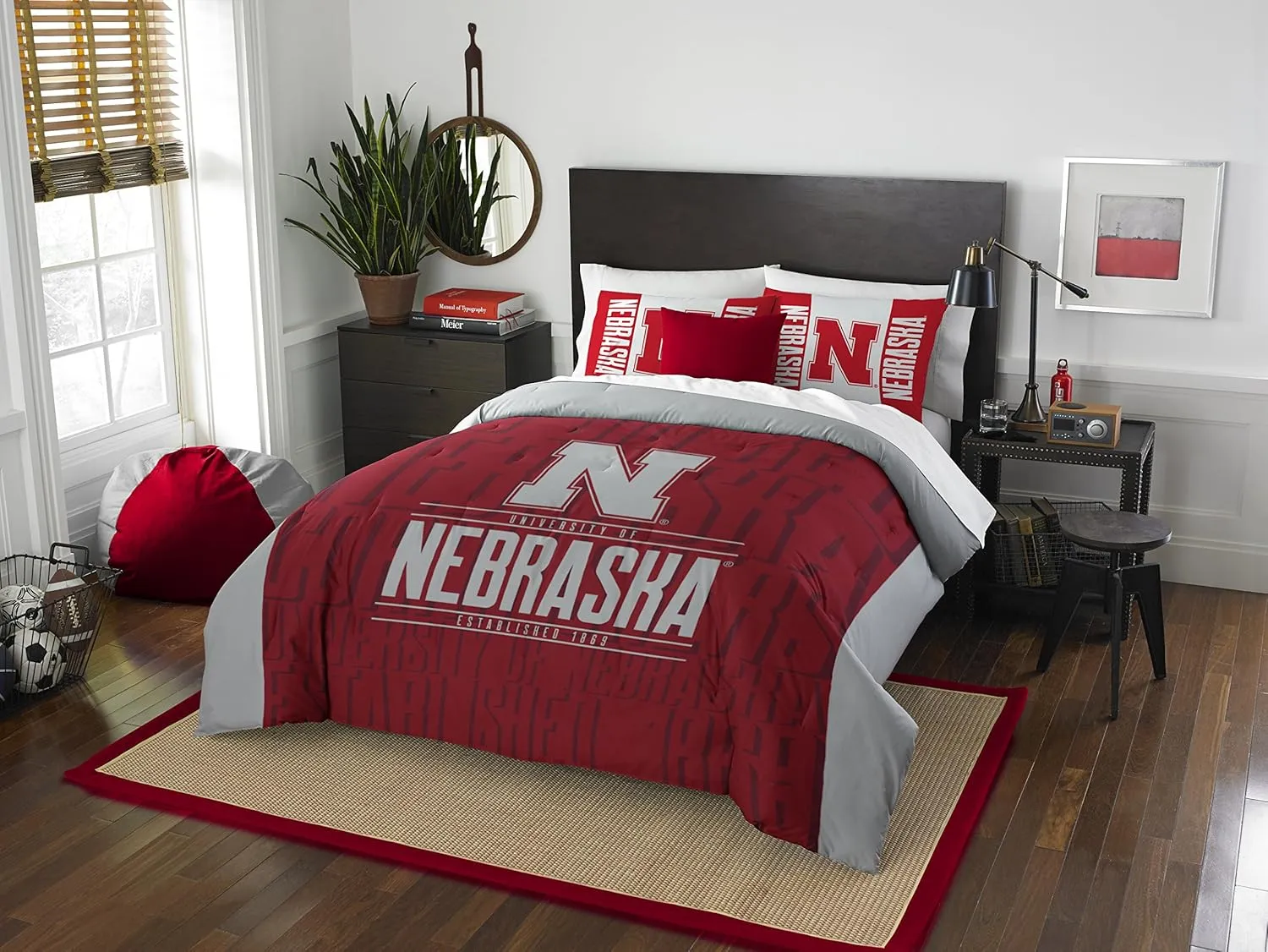 NORTHWEST NCAA Unisex Comforter and Sham Set
