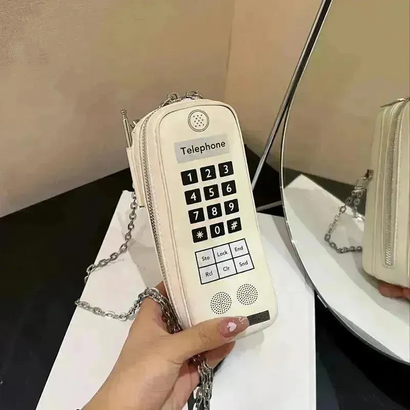 Novelty Mobile Shaped Crossbody Bag