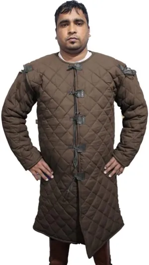 Padded gambesons fine Quilted Jacket for Renaissance/Cosplay Historical Armor Costumes