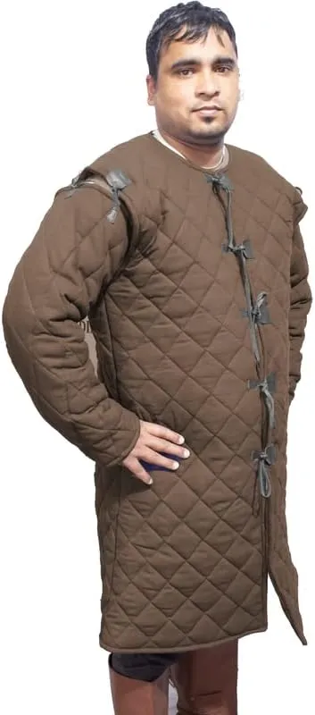 Padded gambesons fine Quilted Jacket for Renaissance/Cosplay Historical Armor Costumes