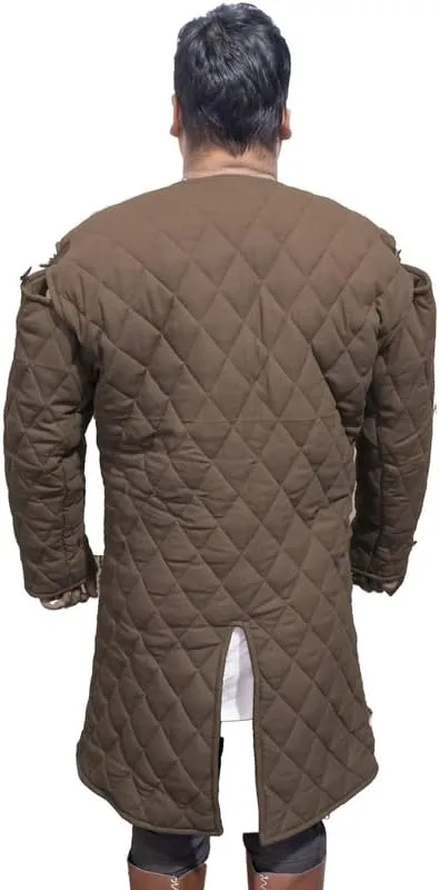 Padded gambesons fine Quilted Jacket for Renaissance/Cosplay Historical Armor Costumes