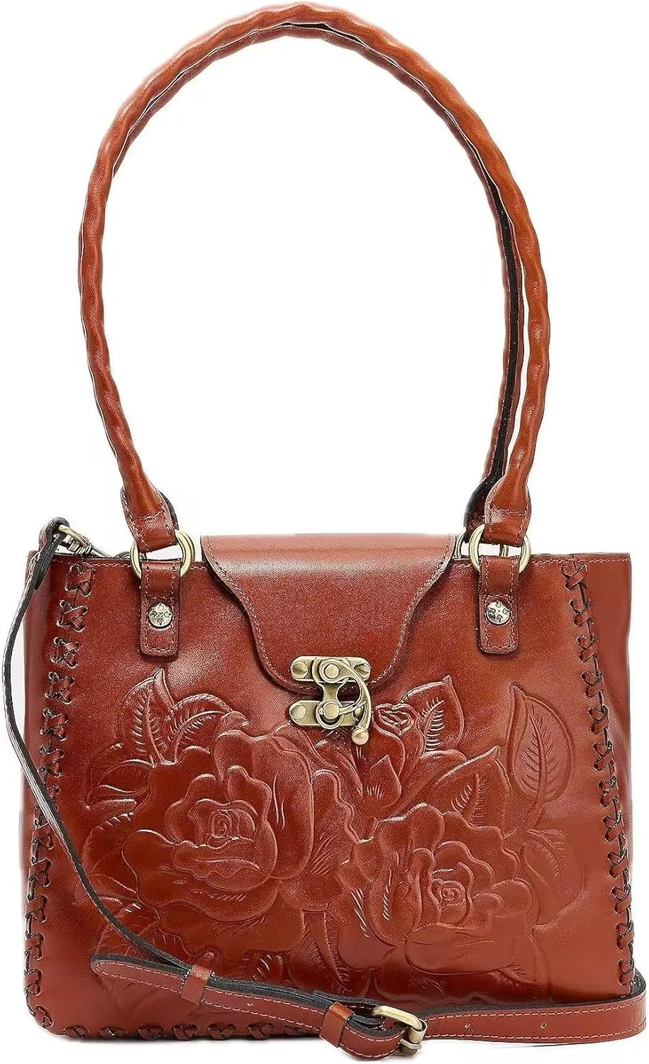 Patricia Nash Rosalia Shoulder Bag, Vintage Vegetable Tanned Leather