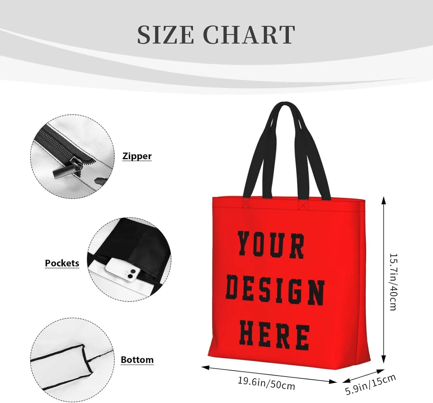 Personalized Tote Bag For Women Custom Tote Bag customized Gift