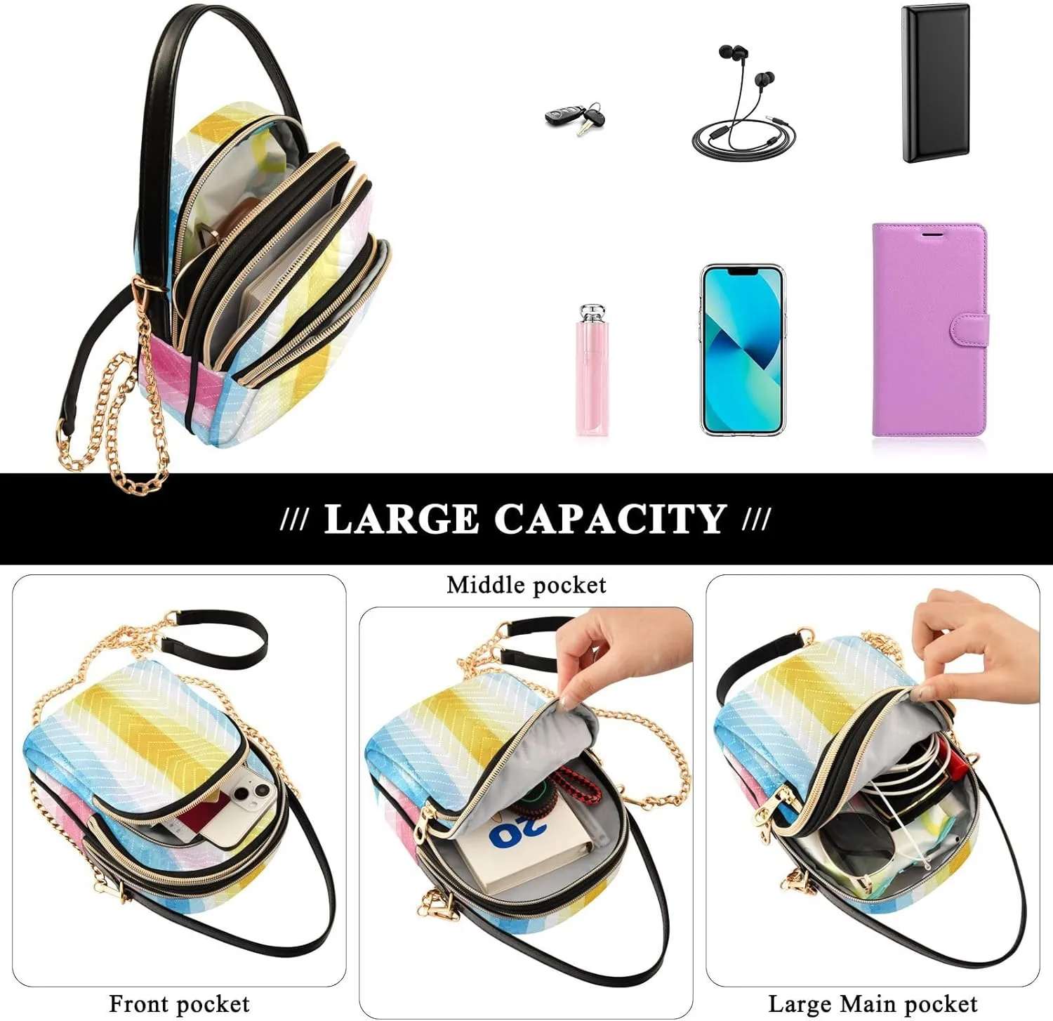 Phone Purse Women Small Cell Wallet Crossbody Bags Women's Crossbody Handbags Mini Shoulder Bag