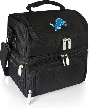 PICNIC TIME NFL unisex-adult NFL Pranzo Lunch Bag, Insulated Lunch Box with Picnic Set, Lunch Cooler Bag
