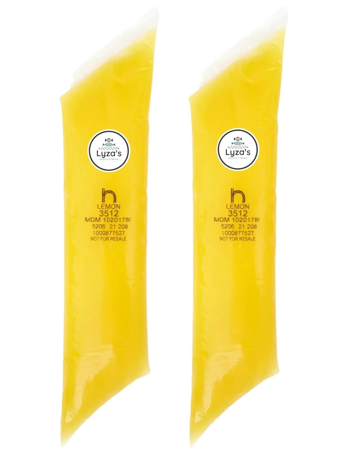 Pie & Pastry Filling - 2 LB Bags - Gift Pack of 2 By Lyza's Sweets & Treats (Lemon)