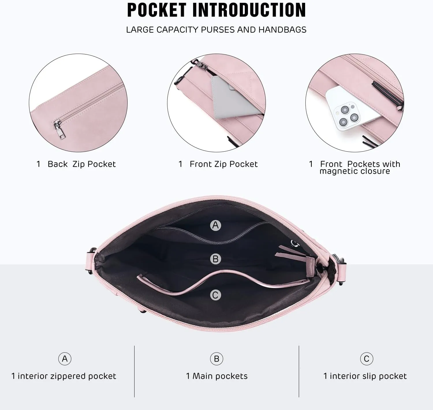 POIUGOYA Quilted Crossbody Bags for Women Trendy,Vegan Leather Medium Shoulder Handbags Travel Purse with RFID Card Slots