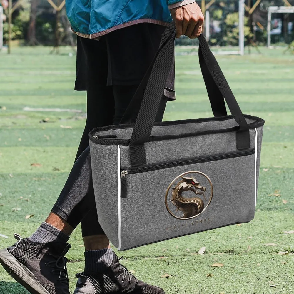 Popfunk Master 2 Collection Soft Sided Insulated Tote Cooler Bag, Lightweight, Thermal and Reusable for Grocery, Picnic, Beach, Work