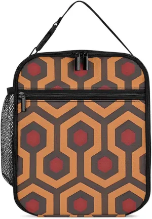 Portable Insulated Lunch Box Lunch Bag for Women Adults Men, Shining Overlook Printed Reusable Cute Lunch Pail Bag