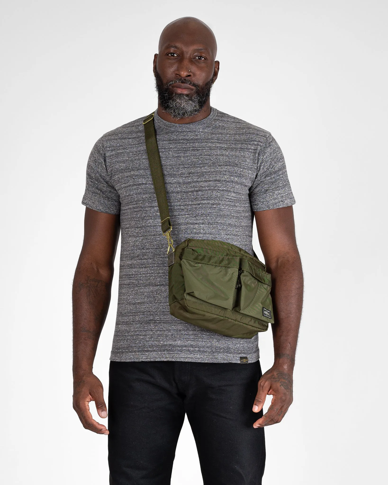 Porter - Yoshida & Co. - Force Small Shoulder Bag - Olive