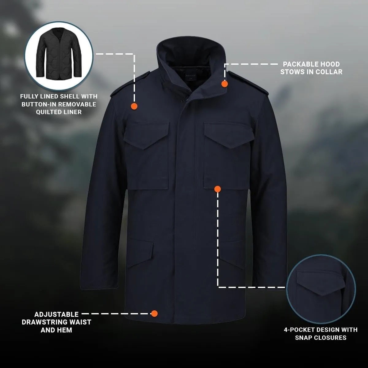 Propper Men's M65 Field Coat Jacket