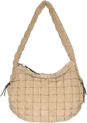 Puffer Tote Bag for Women Large Quilted Tote Bag Crossbody Lightweight Nylon Puffy Hobo Bag Carryall Shoulder Bag for Women