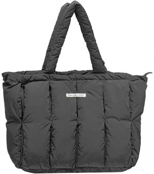Puffer Tote Bag For Women Luxury Quilted Puffy Handbag Light Winter Shoulder Bag