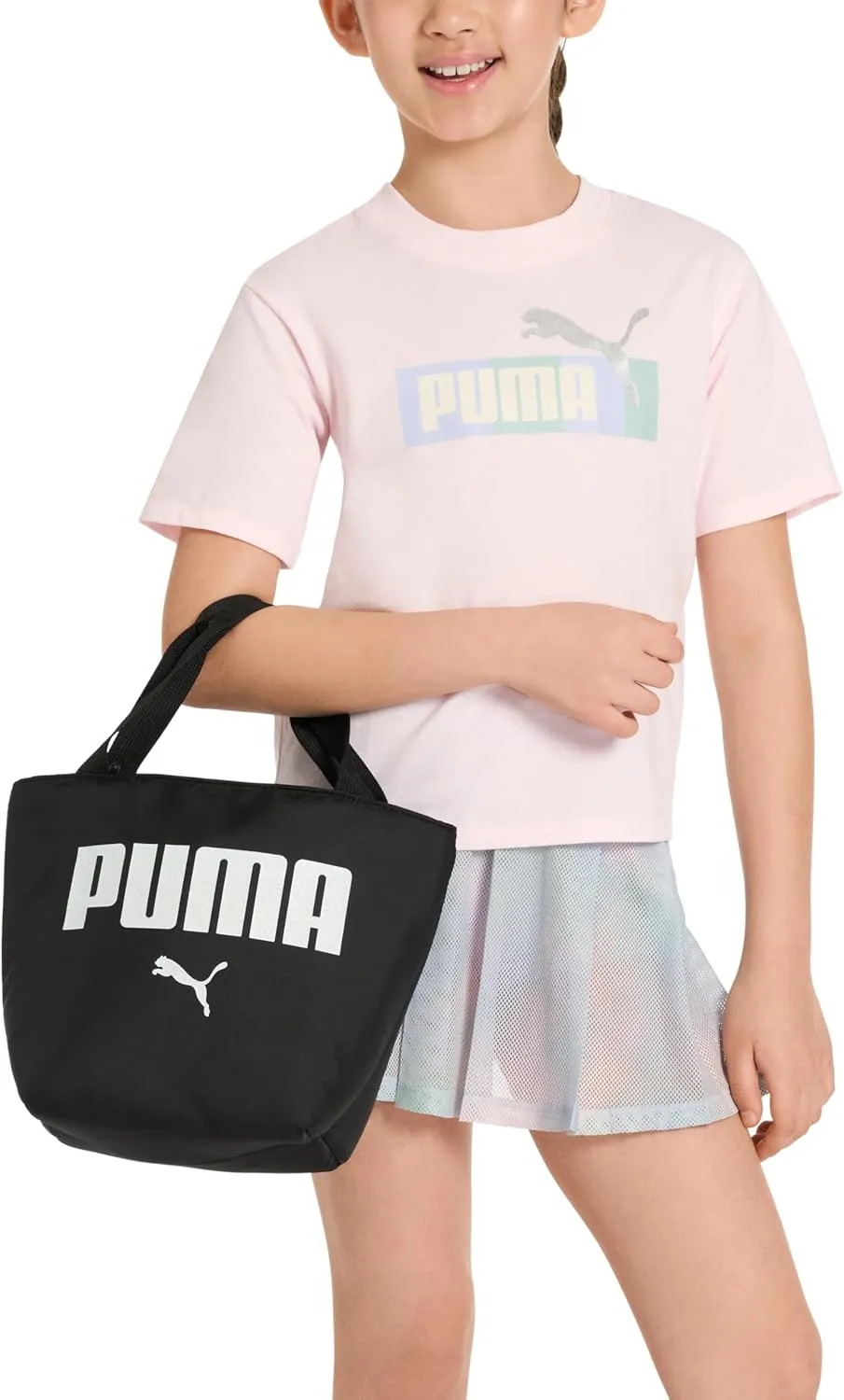 PUMA Unisex Kid's Adventure Lunch Tote, High Risk Red, Small