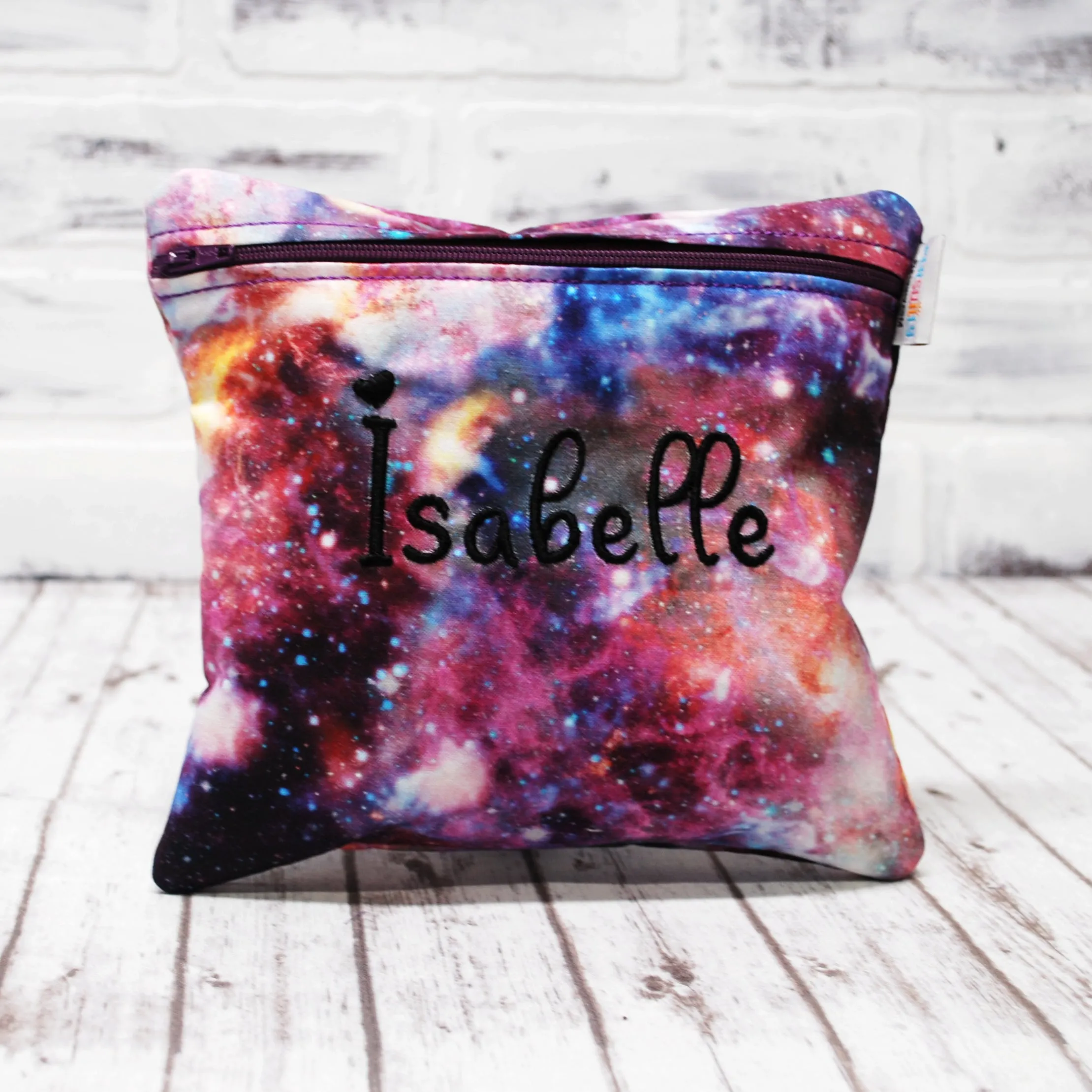 Purple Galaxy Personalized Reusable Bag