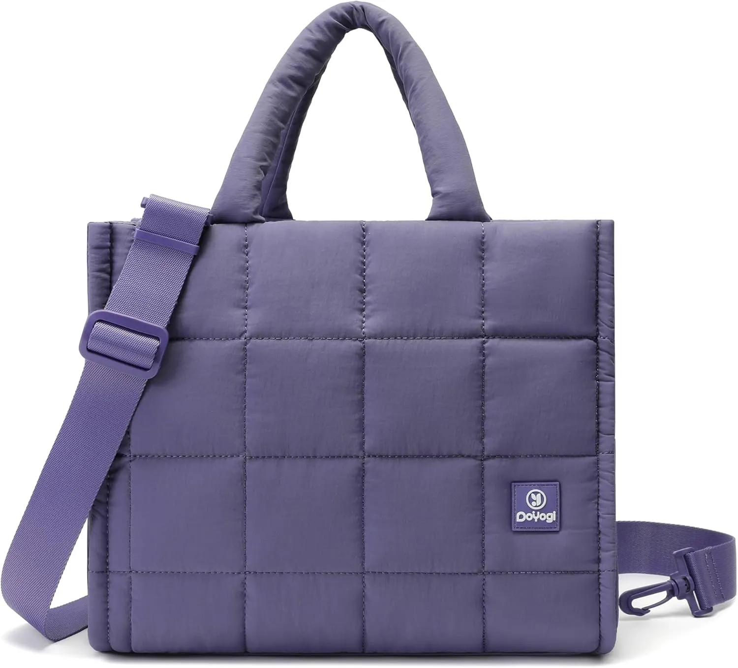 Quilted Crossbody Bags for Women - Small Tote Shoulder Puffer Weekender Overnight Handbag Organizer