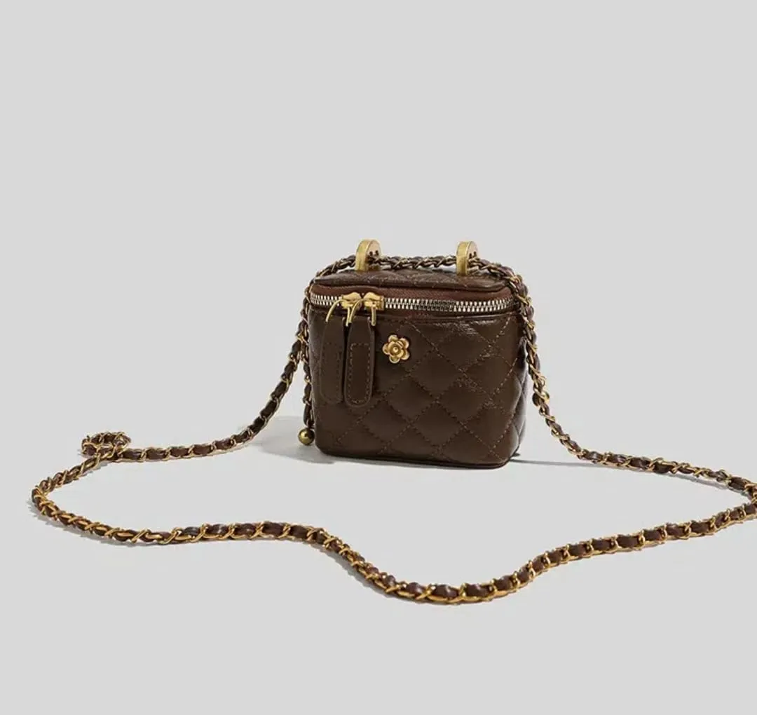 Quilted Leather Crossbody bags for Women