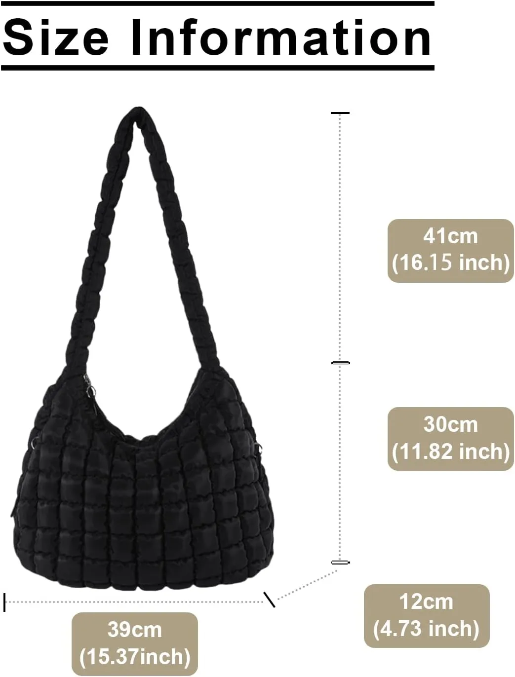 Quilted Puffer Tote Bag for Women Large Quilted Crossbody Bag Lightweight Nylon Puffy Hobo Shoulder Bag Puff Carryall
