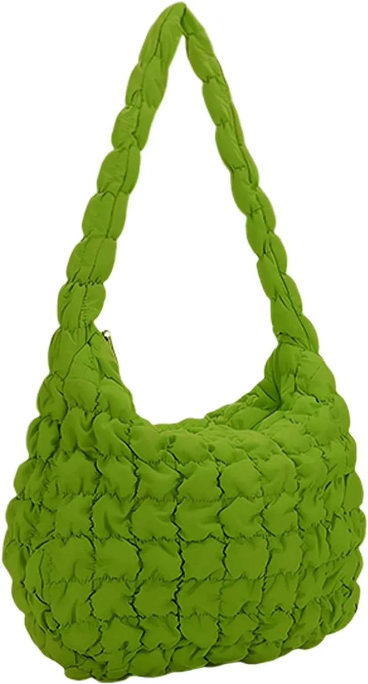 Quilted Puffer Tote Bag Large Quilted Tote Bag Lightweight Quilted Carryall Bag Puffy Shoulder Bag Puffer Purse for Women