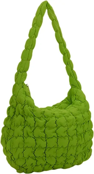 Quilted Puffer Tote Bag Large Quilted Tote Bag Lightweight Quilted Carryall Bag Puffy Shoulder Bag Puffer Purse for Women