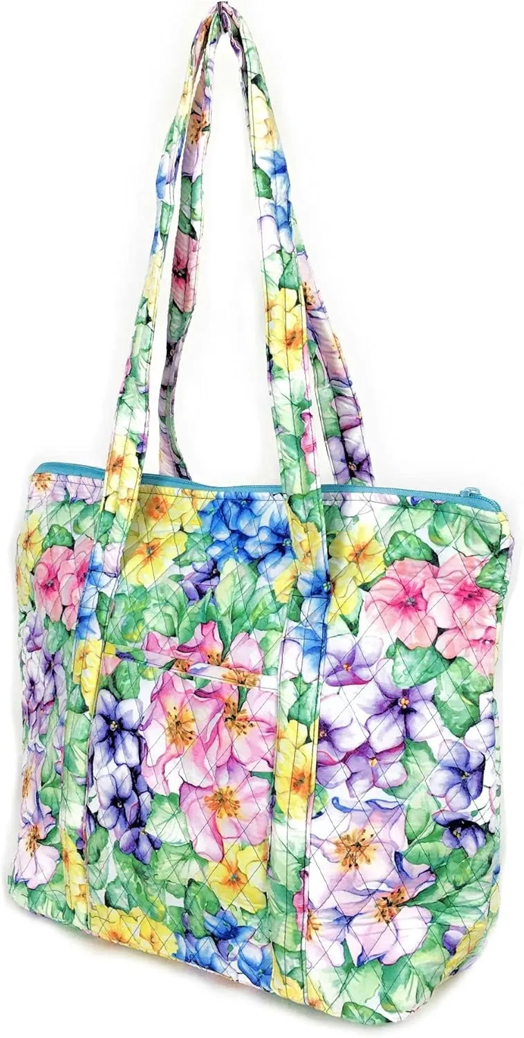 Quilted Shoulder Tote Bag Handbag