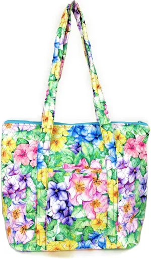 Quilted Shoulder Tote Bag Handbag