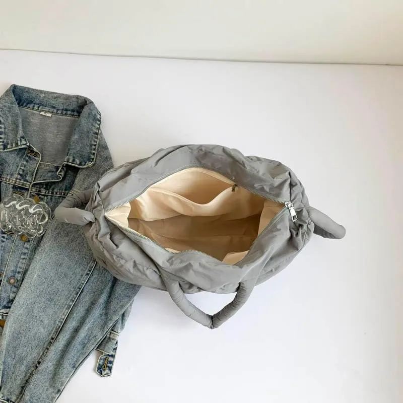 Quilted Tote Bag For Women, Puffy Purse Crossbody Puffer Bags For Women, Movement Quilted Carryall For Cute Fashion Girl