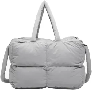 Quilted Tote Bag For Women, Puffy Purse Crossbody Puffer Bags For Women, Movement Quilted Carryall For Cute Fashion Girl