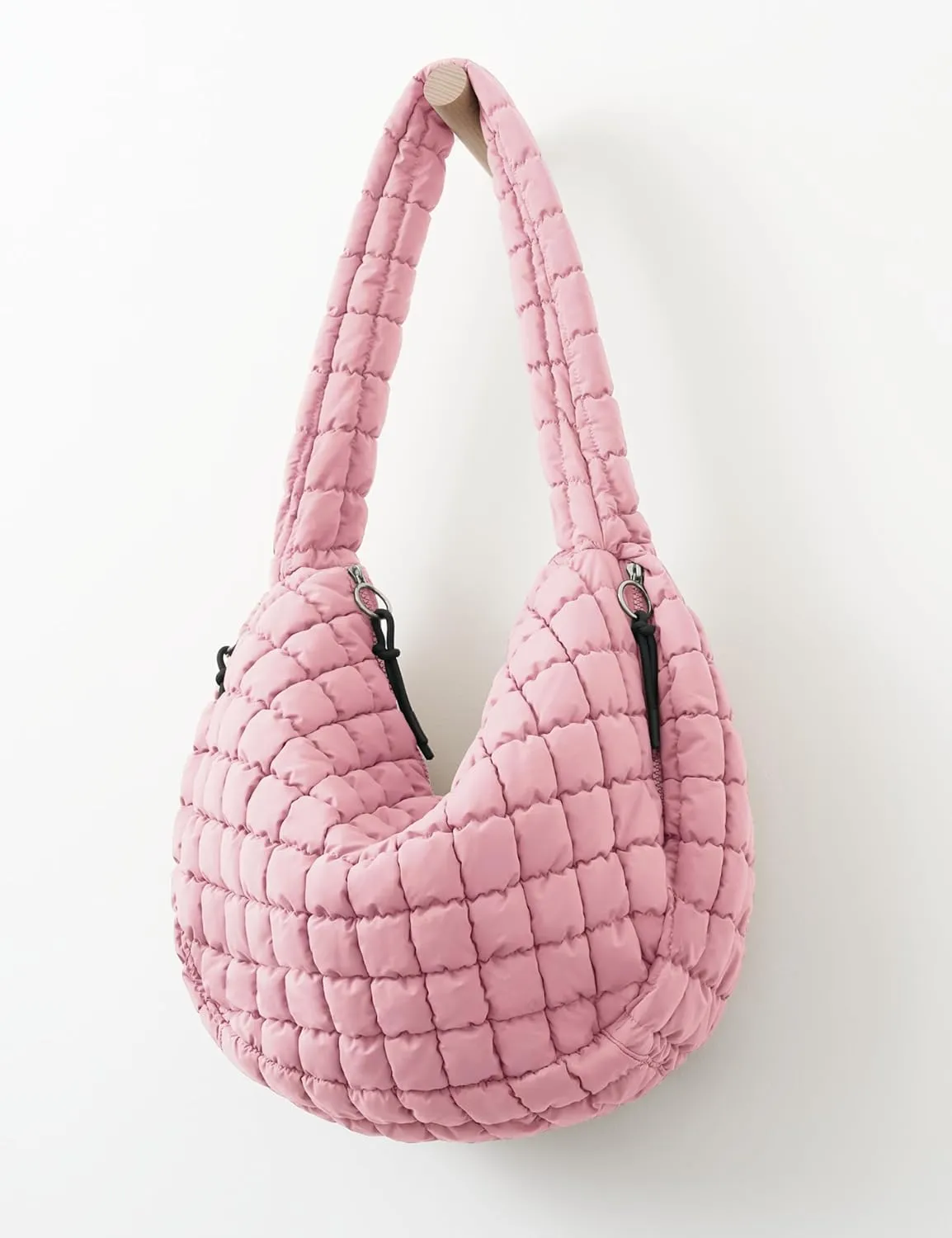Quilted Tote Bag Large Quilting Cute Puffer Shoulder Bag Lightweight Quilted Padding Hobo Bag for Women Winter Fashion