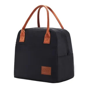 Realaiot  Fashion Portable Cooler Lunch Bag Thermal Insulated Travel Tote Bags Large Food Picnic Lunch Box Bag for Men Women Kids