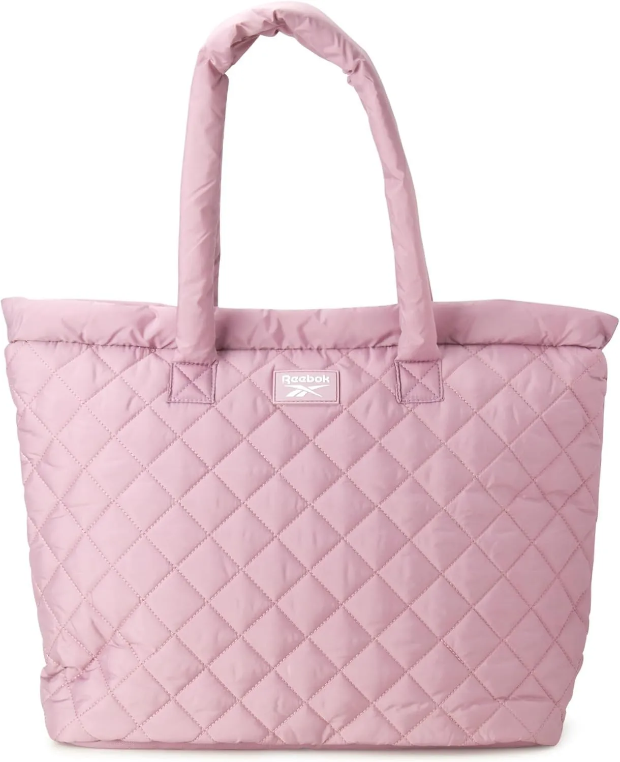 Reebok Women's Puffer Tote Bag - Lightweight Quilted Carry-All Tote Bag for Women - Casual Womens Puffy Shoulder Bags