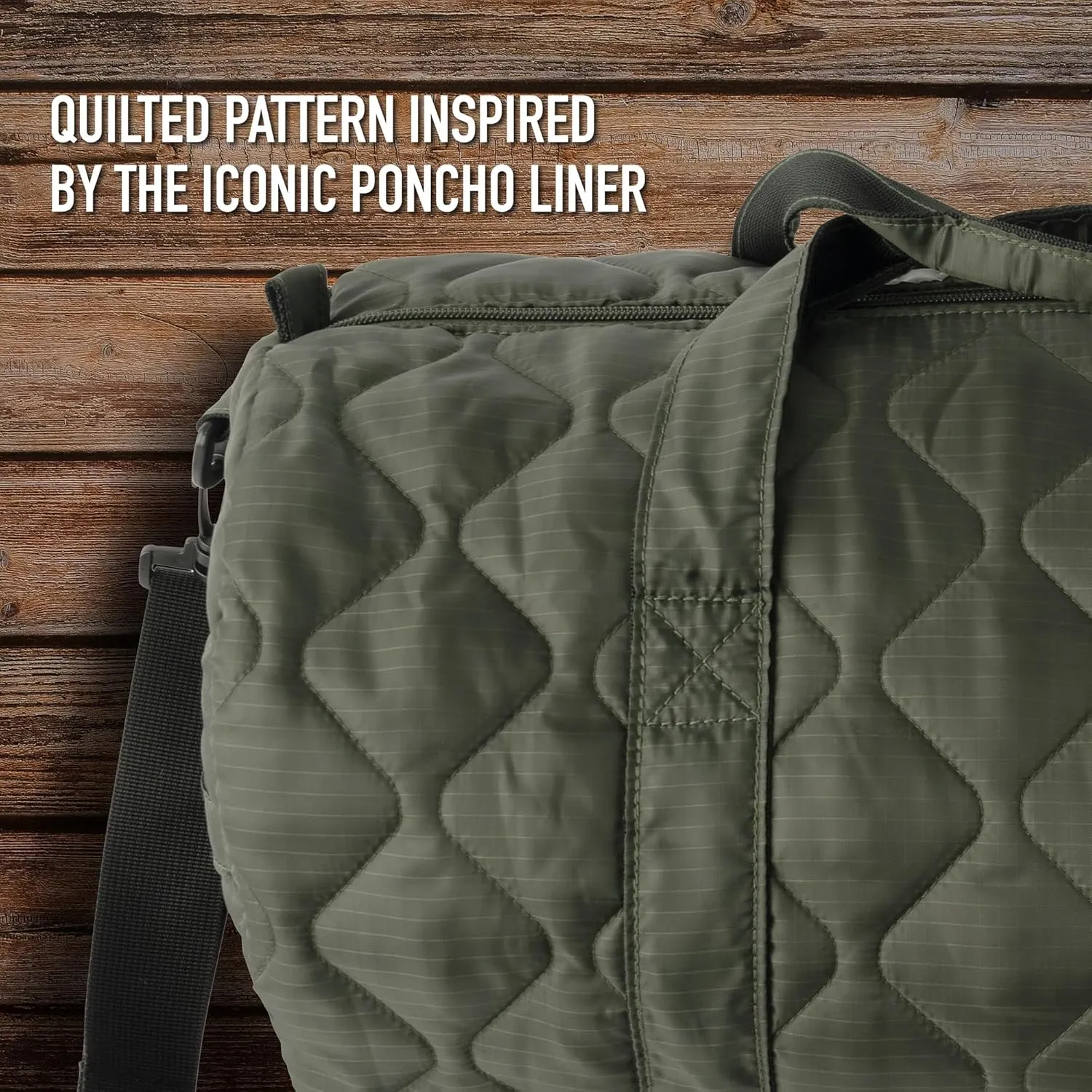 Rothco Lightweight Woobie Duffle Bag – Quilted Casual Travel Gym Clothing Overnight Bag
