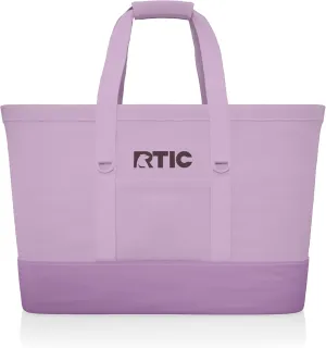 RTIC Everyday Insulated Tote Bag, Large Reusable Thermal Cooler with Zippered Top for Beach, Grocery, Shopping, 35 L Capacity