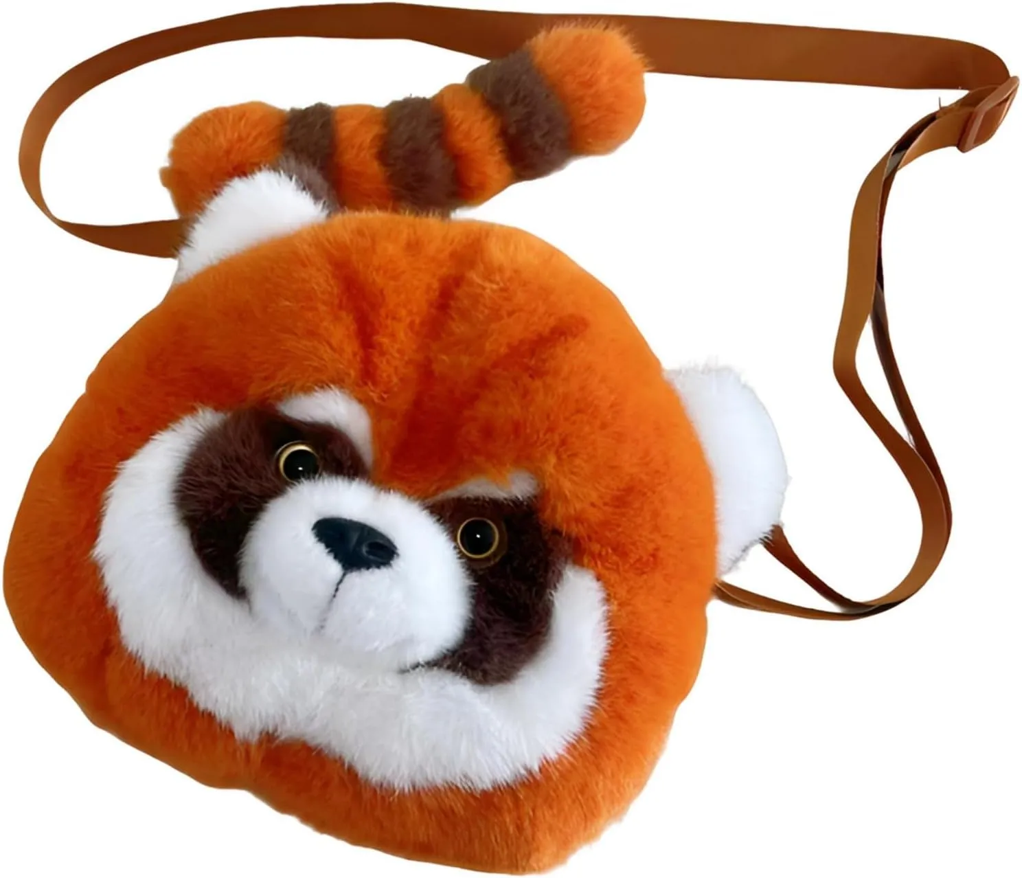 Ryttir Cute Red Panda Crossbody Bag-Adorable Animal Shaped Purse with Big Eyes,Kawaii Anime Lovers Gift for Women Girls