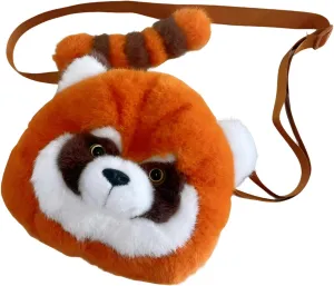 Ryttir Cute Red Panda Crossbody Bag-Adorable Animal Shaped Purse with Big Eyes,Kawaii Anime Lovers Gift for Women Girls