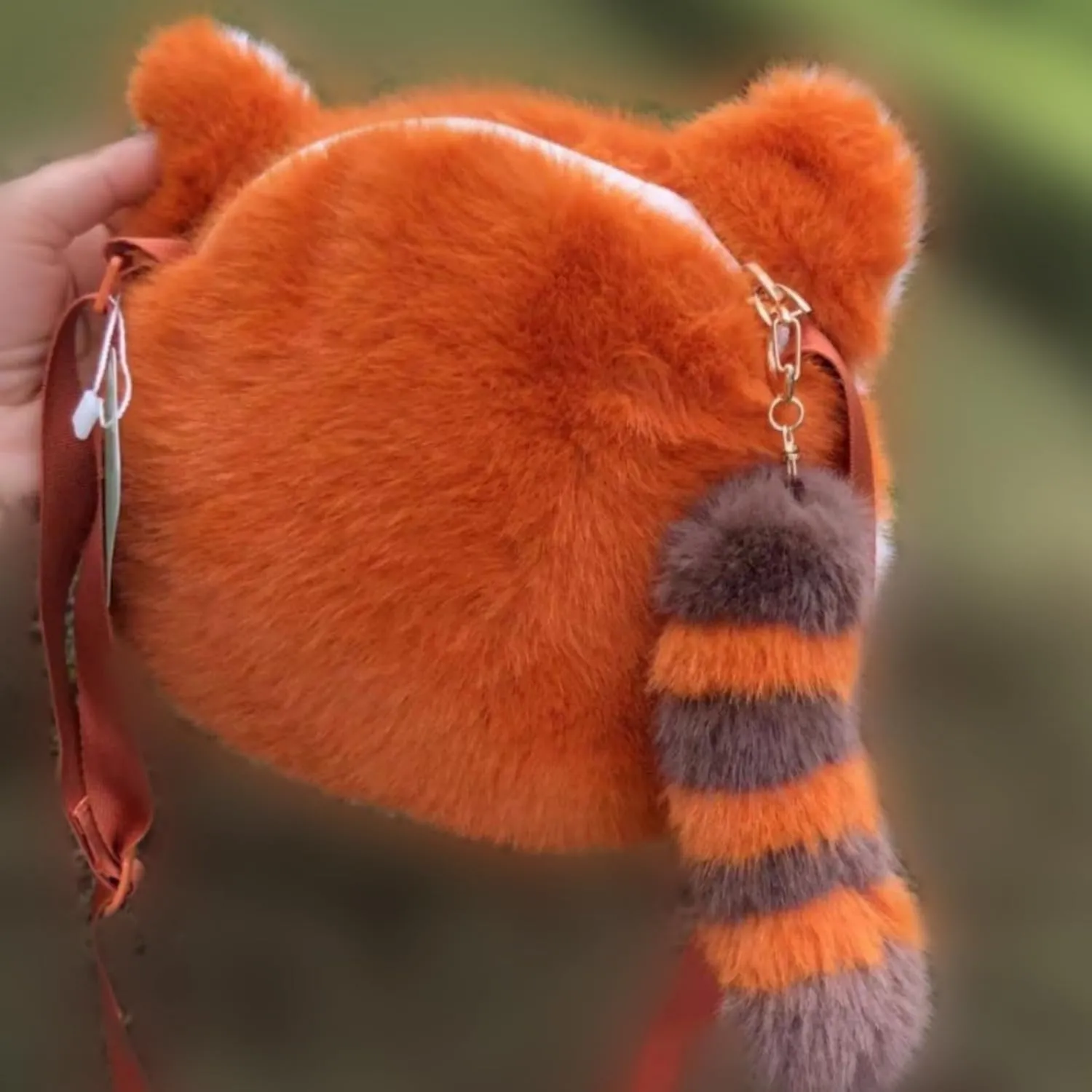 Ryttir Cute Red Panda Crossbody Bag-Adorable Animal Shaped Purse with Big Eyes,Kawaii Anime Lovers Gift for Women Girls
