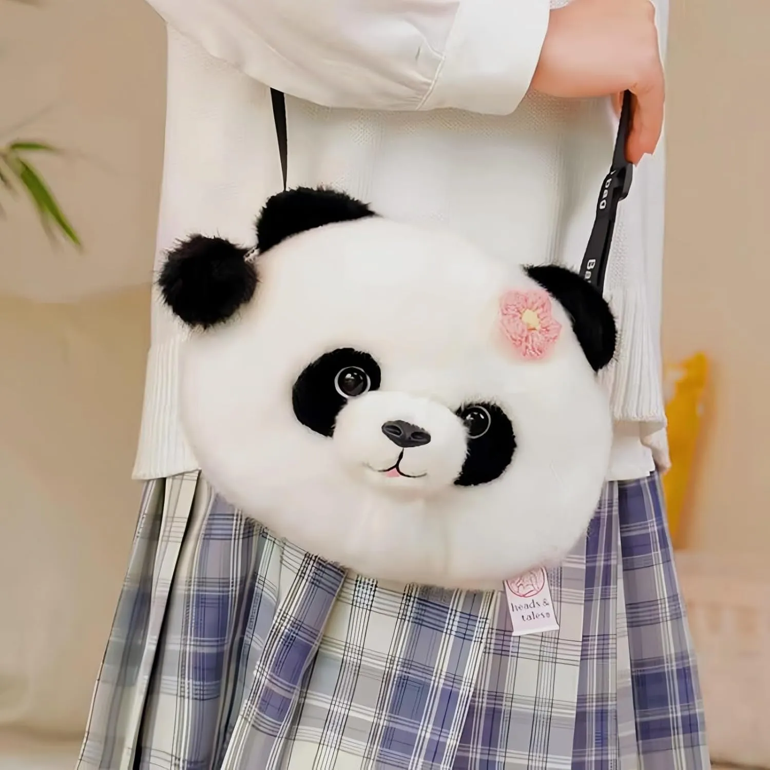 Ryttir Cute Red Panda Crossbody Bag-Adorable Animal Shaped Purse with Big Eyes,Kawaii Anime Lovers Gift for Women Girls