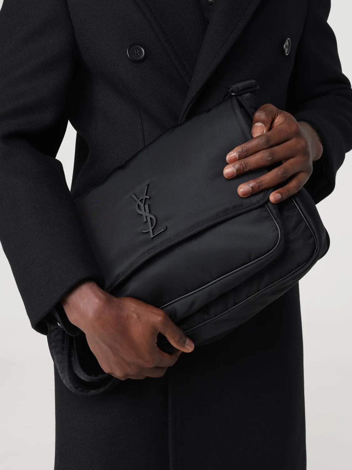 Saint Laurent Shoulder Bag Men Black